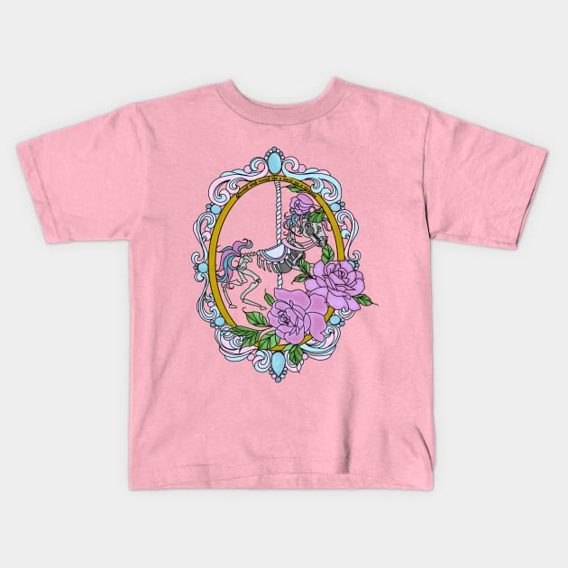 Carousel Kids T-Shirt by LeeAnnaRose96